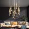 Modern LED crystal chandelier light