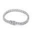 Knobspin moissanite 925 silver tennis bracelet