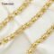 18K gold plated brass heavy chain