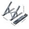 Foldable aluminum alloy laptop stand