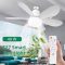 Removable LED ceiling fan light
