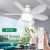 Removable LED ceiling fan light