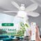 Removable LED ceiling fan light