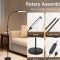 Modern dimmable gooseneck LED floor lamp