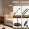 Modern dimmable gooseneck LED floor lamp