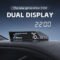 OBD2 GPS dual screen car HUD