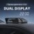 OBD2 GPS dual screen car HUD