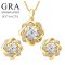 Original Moissanite diamond jewelry sets