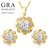 Original Moissanite diamond jewelry sets