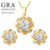 Original Moissanite diamond jewelry sets