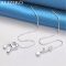 ALIZERO 925 silver music note earrings