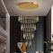 Modern LED crystal chandelier light
