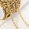 18K gold plated brass heavy chain