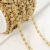 18K gold plated brass heavy chain