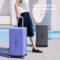 Mixi large capacity PC rolling suitcase