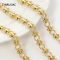 18K gold plated brass heavy chain