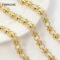 18K gold plated brass heavy chain