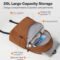 Mixi lightweight water resistant laptop backpack