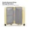 Mixi large capacity PC rolling suitcase