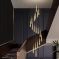 Modern LED crystal chandelier light
