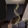 Modern LED crystal chandelier light