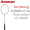 Kawasaki super light 5U badminton racket