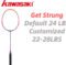 Kawasaki super light 5U badminton racket