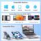 Aluminum laptop stand docking station