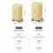 Mixi large capacity PC rolling suitcase