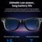 AI smart glasses with 8MP camera