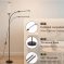 Modern dimmable gooseneck LED floor lamp