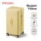 Mixi large capacity PC rolling suitcase