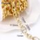 14K gold plated irregular oval chains
