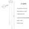 Modern LED crystal chandelier light