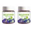 Blueberry melatonin gummies for better sleep