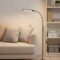 Modern dimmable gooseneck LED floor lamp