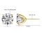 14K gold filled Moissanite stud earrings