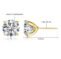 14K gold filled Moissanite stud earrings