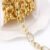 14K gold plated irregular oval chains