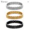 VQYSKO Minimalist Gold Stainless Steel Watch Strap Bracelet