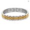 VQYSKO Minimalist Gold Stainless Steel Watch Strap Bracelet