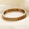 VQYSKO Minimalist Gold Stainless Steel Watch Strap Bracelet
