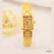 Vintage Bracelet Watch Rectangle Dial Quartz Watch Women