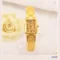 Vintage Bracelet Watch Rectangle Dial Quartz Watch Women