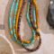 Waterproof Stainless Steel Beaded Necklace