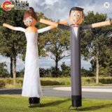 Wedding Bride Groom Inflatable Skydancer Air Dancer