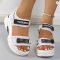 Women’s Chunky Platform Sports Sandals with Wedge Heels