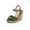 Women’s Knitted Wedge High-Heel Flip-Flop Sandals, Plus Sizes