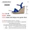 Women’s Knitted Wedge High-Heel Flip-Flop Sandals, Plus Sizes