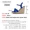 Women’s Knitted Wedge High-Heel Flip-Flop Sandals, Plus Sizes